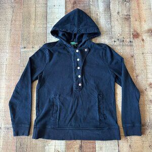 Ralph Lauren Lauren Jeans Company Women's Button Hoodie black Size Medium